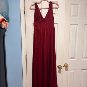 NWT Ever Pretty Deep Red Maxi Dress